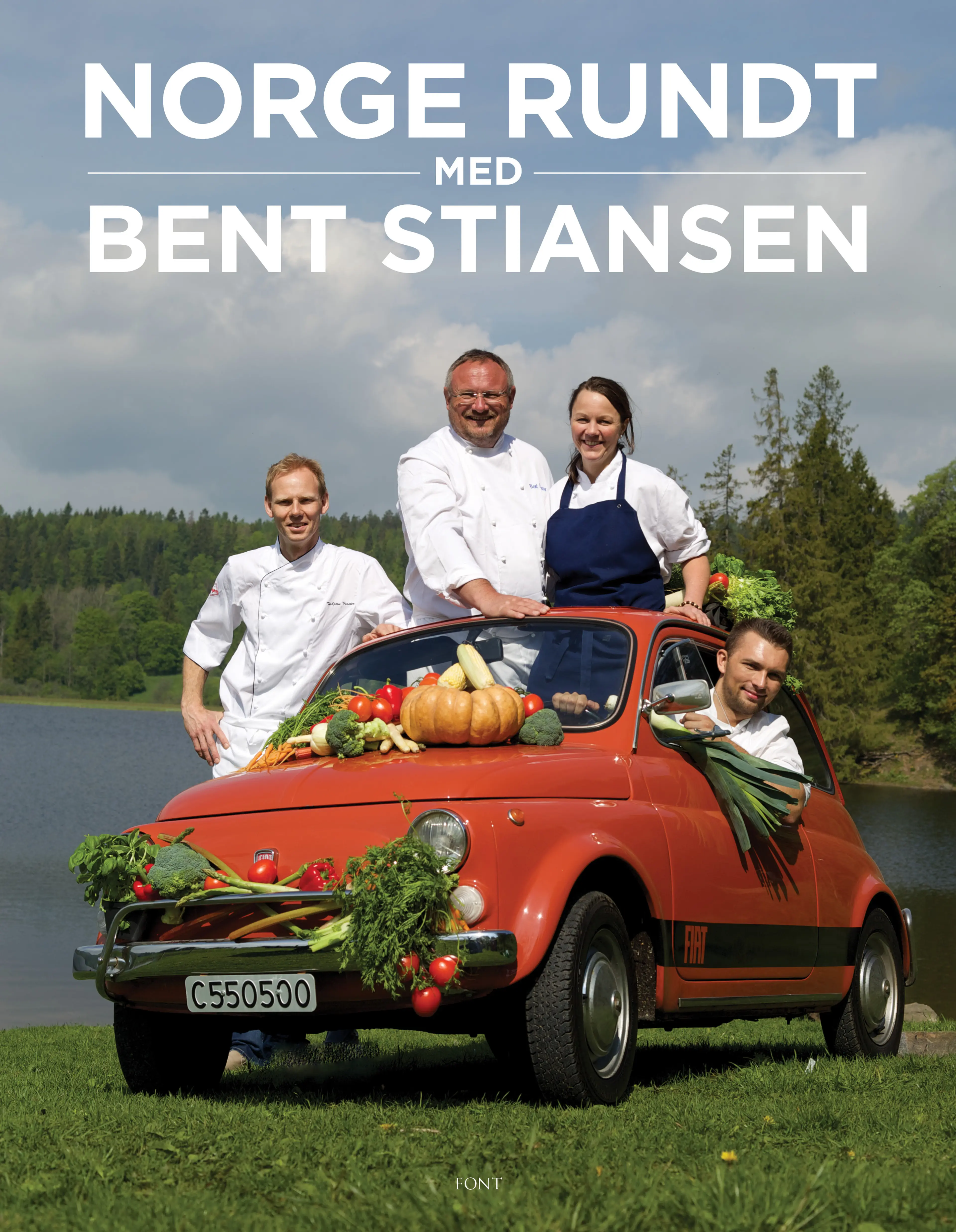 Omslag Norge rundt med Bent Stiansen av Bent Stiansen og Audun Aagre (Innbundet)