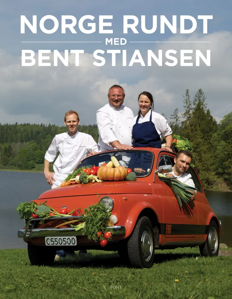Omslag Norge rundt med Bent Stiansen av Bent Stiansen og Audun Aagre (Innbundet)