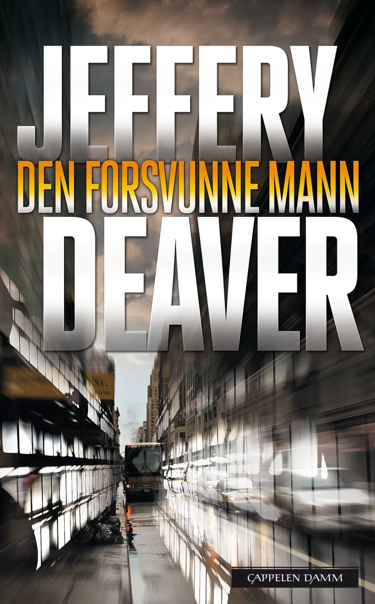 Omslag Den forsvunne mann av Jeffery Deaver (Heftet)