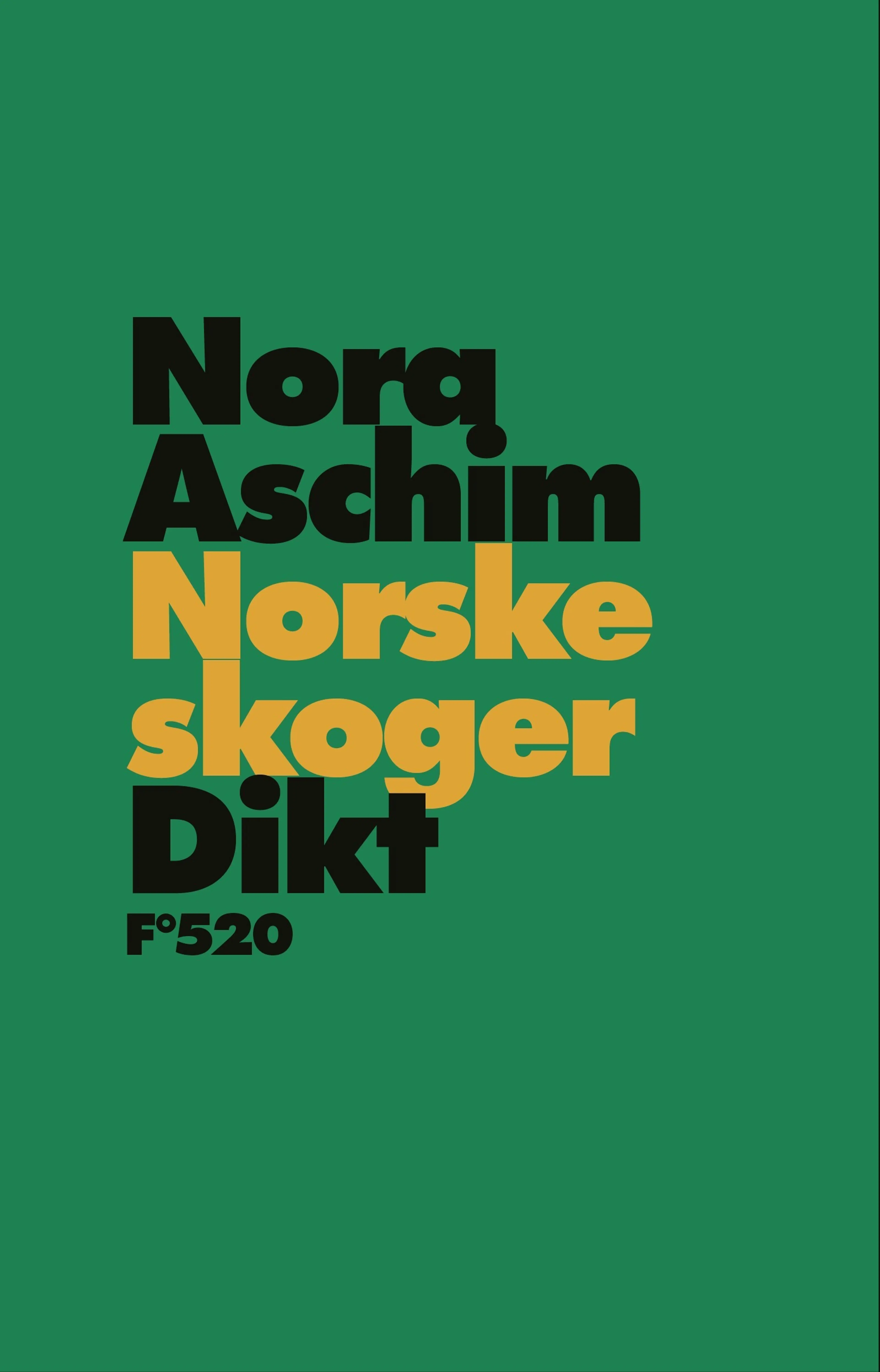 Omslag Norske skoger av Nora Aschim (Innbundet)