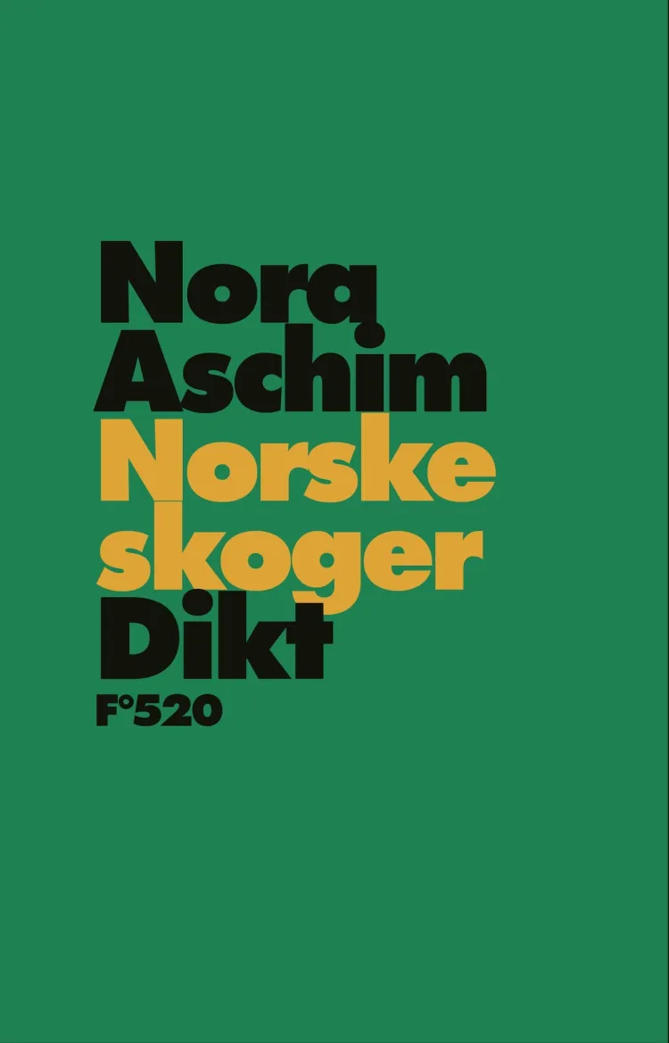 Omslag Norske skoger av Nora Aschim (Innbundet)