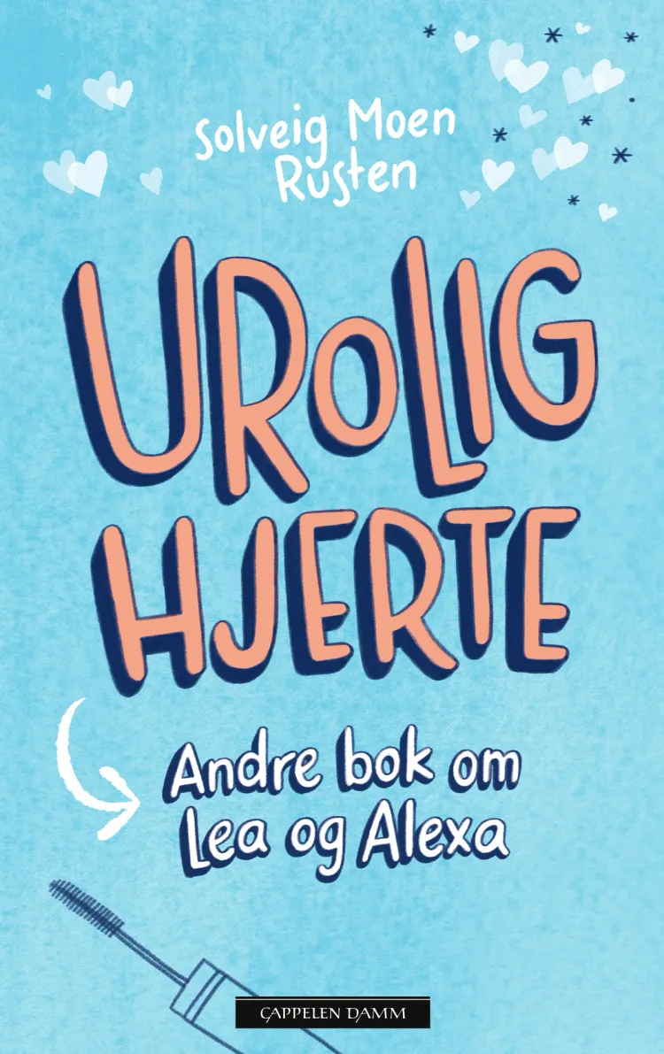 Omslag UROLIG hjerte av Solveig Moen Rusten (Innbundet)