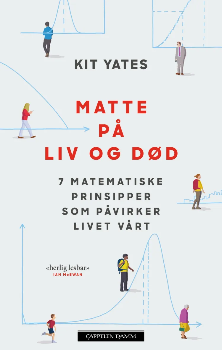 Omslag Matte på liv og død av Kit Yates (Heftet)