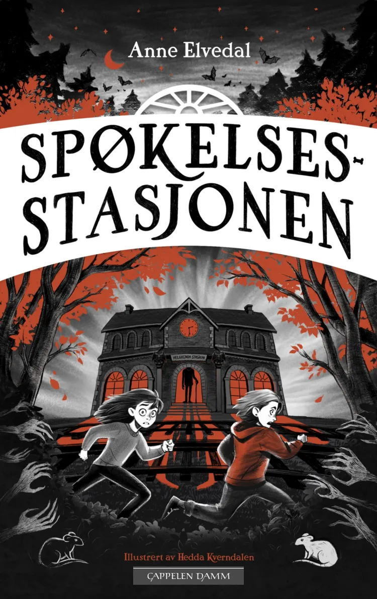 Omslag Spøkelsesstasjonen av Anne Elvedal (Ebok)