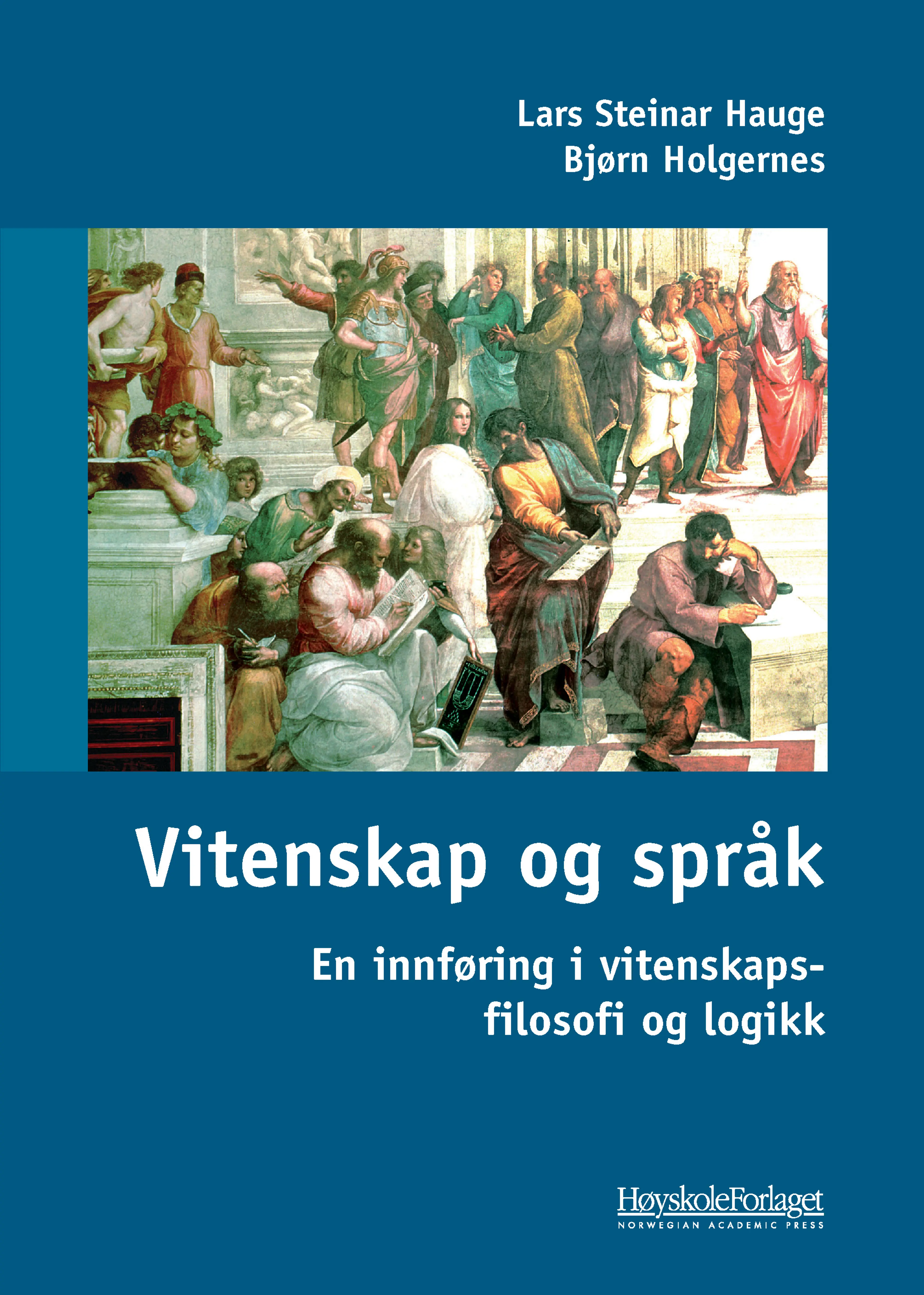 Omslag Vitenskap og språk av Lars Steinar Hauge og Bjørn Holgernes (Heftet)