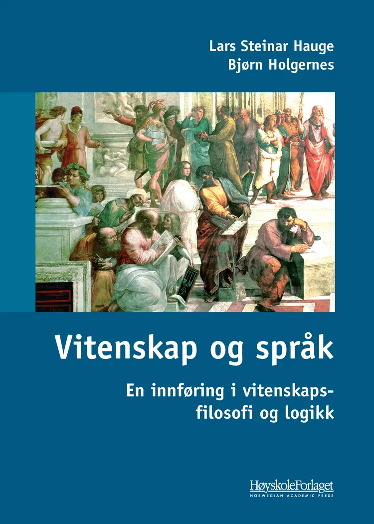 Omslag Vitenskap og språk av Lars Steinar Hauge og Bjørn Holgernes (Heftet)