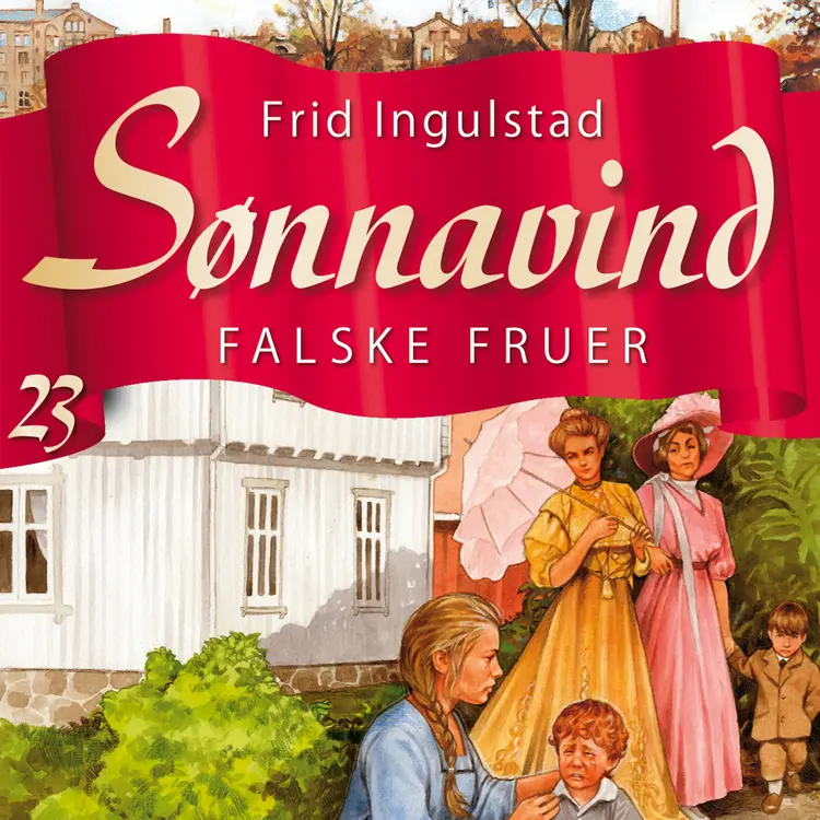 Omslag Falske fruer av Frid Ingulstad (Lydbok)