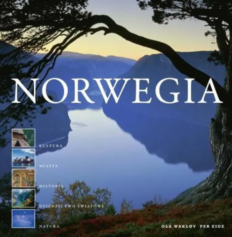 Omslag Norwegia (polsk utg.) av Ola Wakløv og Per Eide (Innbundet)