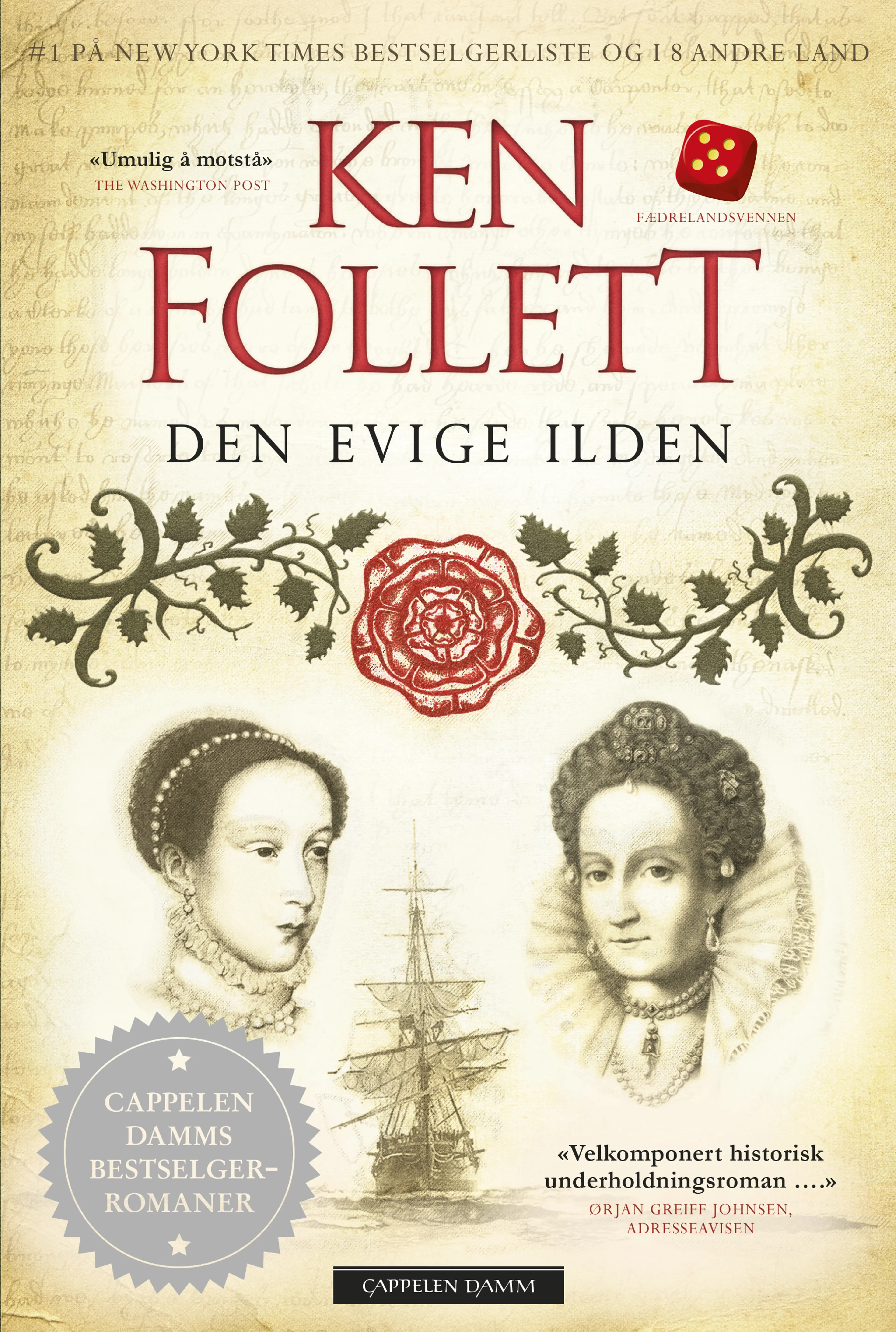 Omslag Den evige ilden av Ken Follett (Heftet)