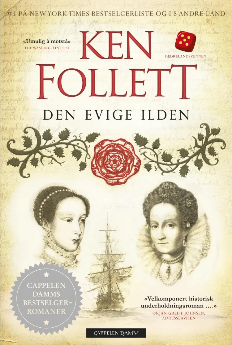 Omslag Den evige ilden av Ken Follett (Heftet)