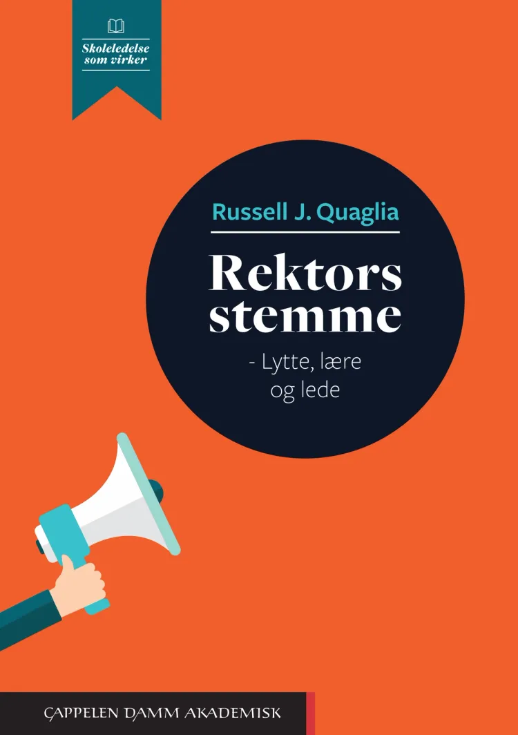 Omslag Rektors stemme av Russell Quaglia (Heftet)