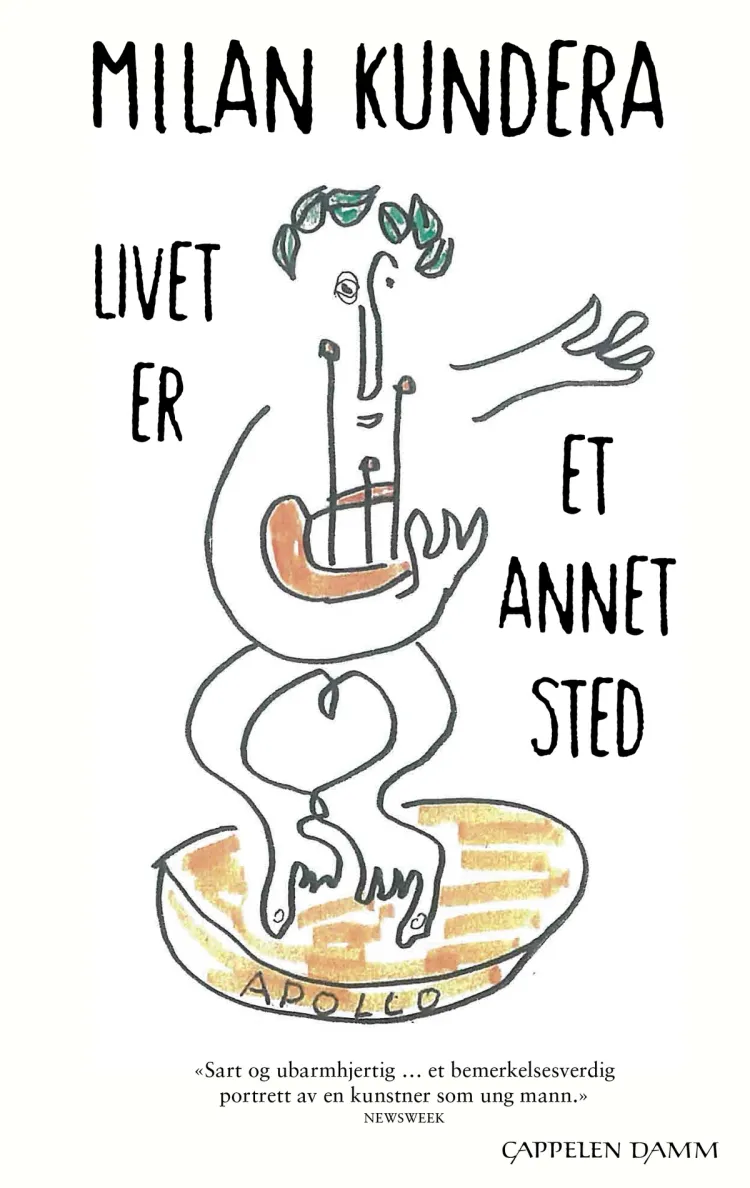 Omslag Livet er et annet sted av Milan Kundera (Heftet)