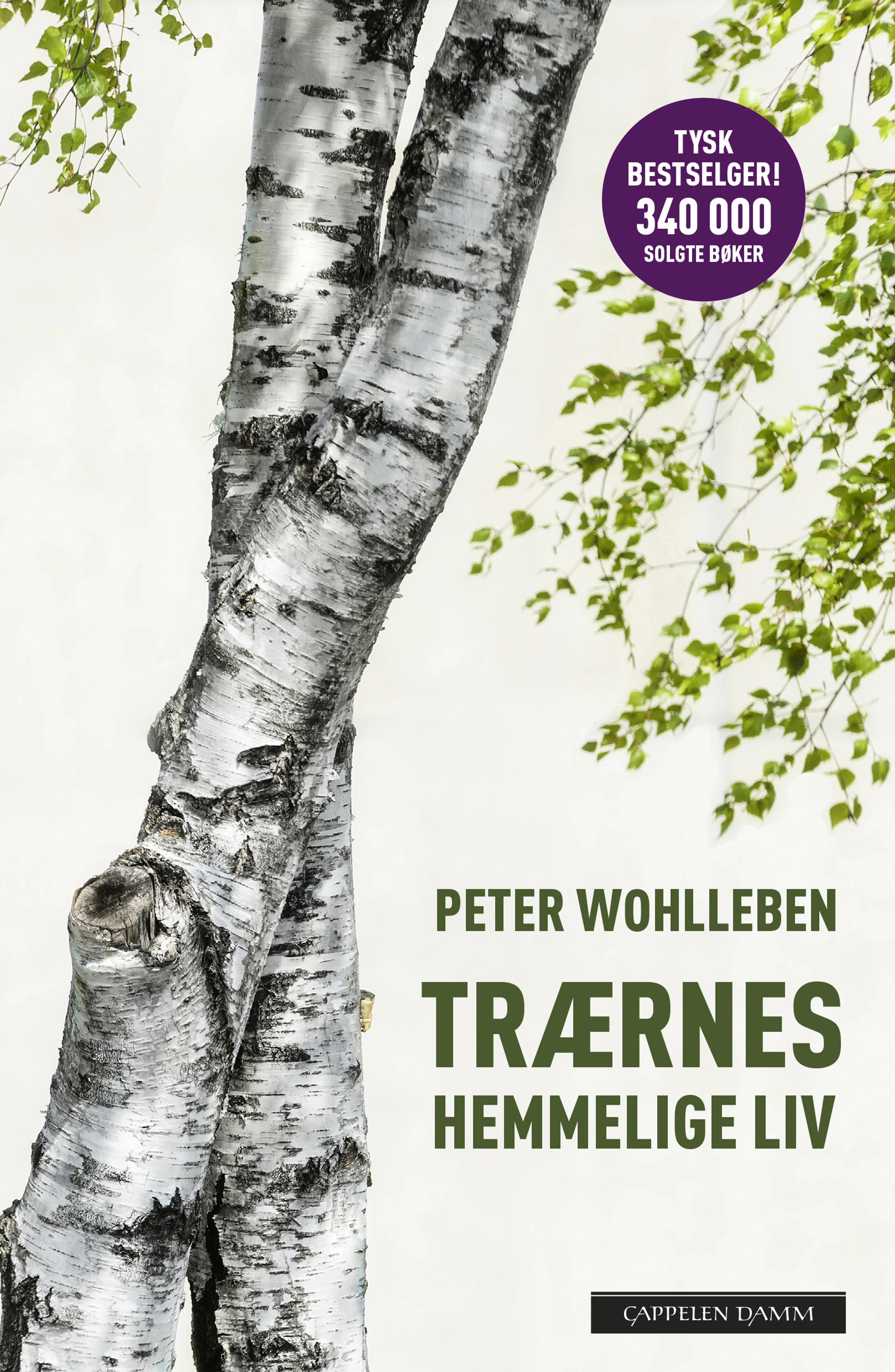 Omslag Trærnes hemmelige liv av Peter Wohlleben (Ebok)