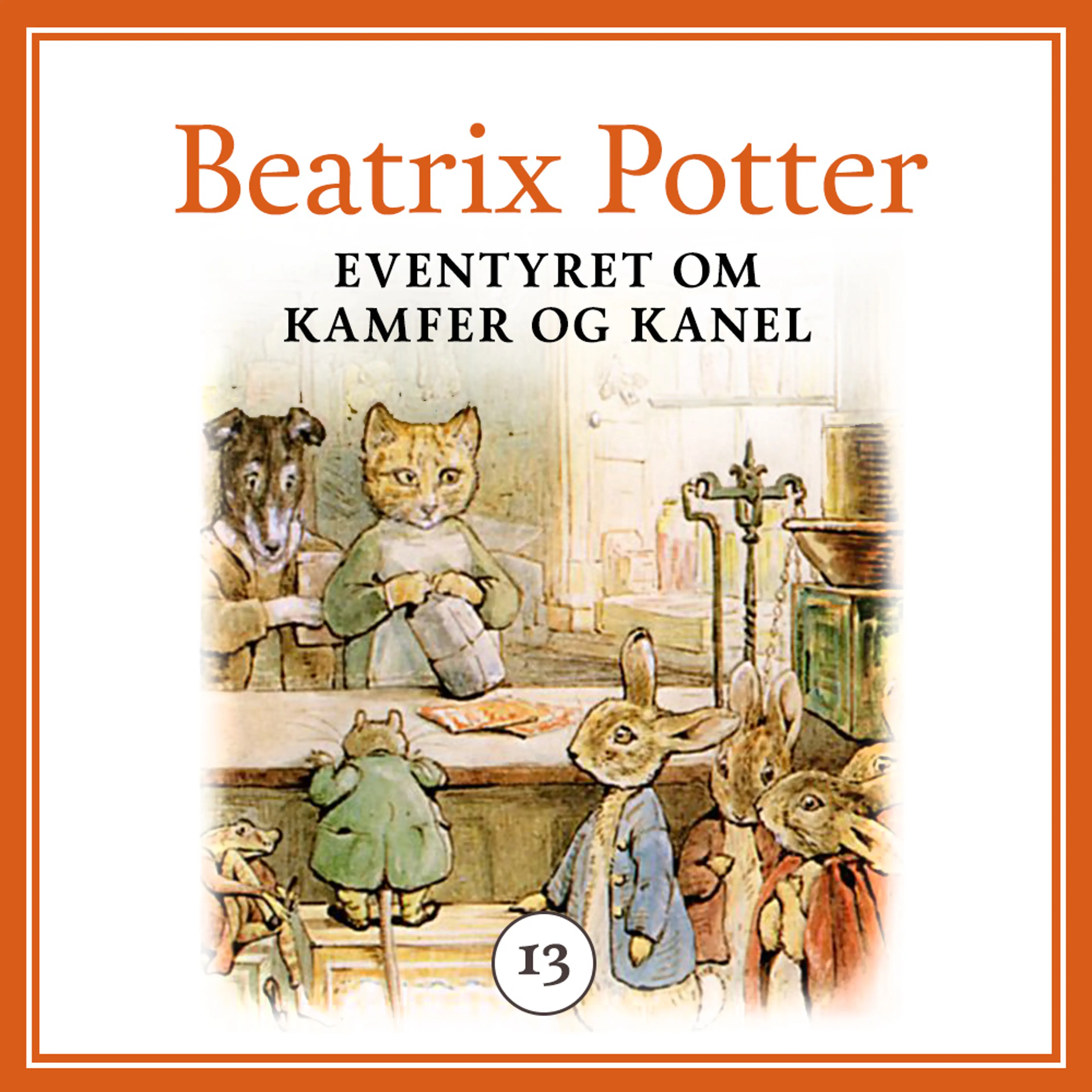 Omslag Eventyret om Kamfer og Kanel av Beatrix Potter (Lydbok)