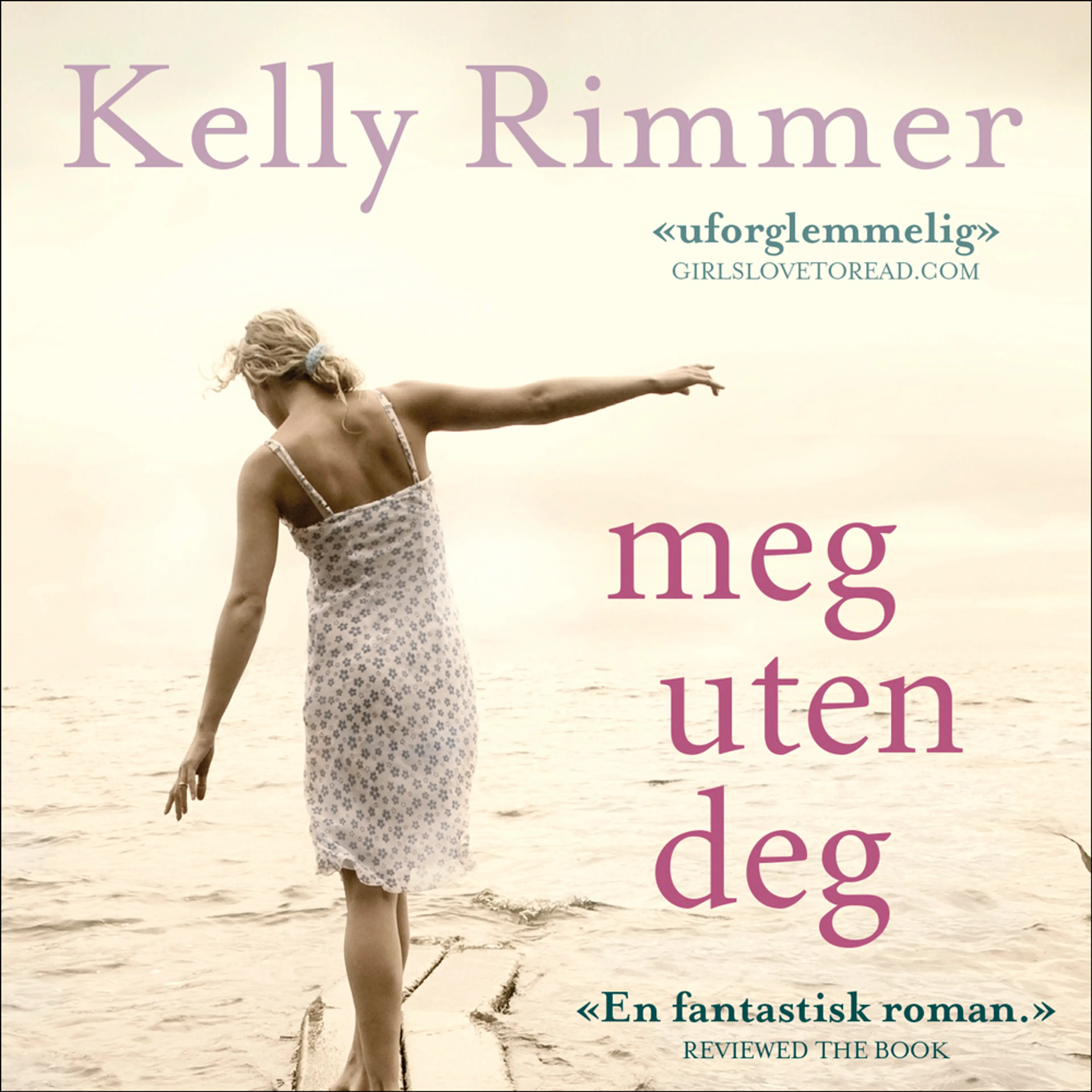 Omslag Meg uten deg av Kelly Rimmer (Lydbok)