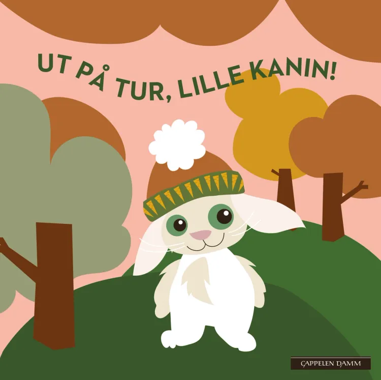 Omslag Ut på tur, lille kanin! av Blafre (Innbundet)