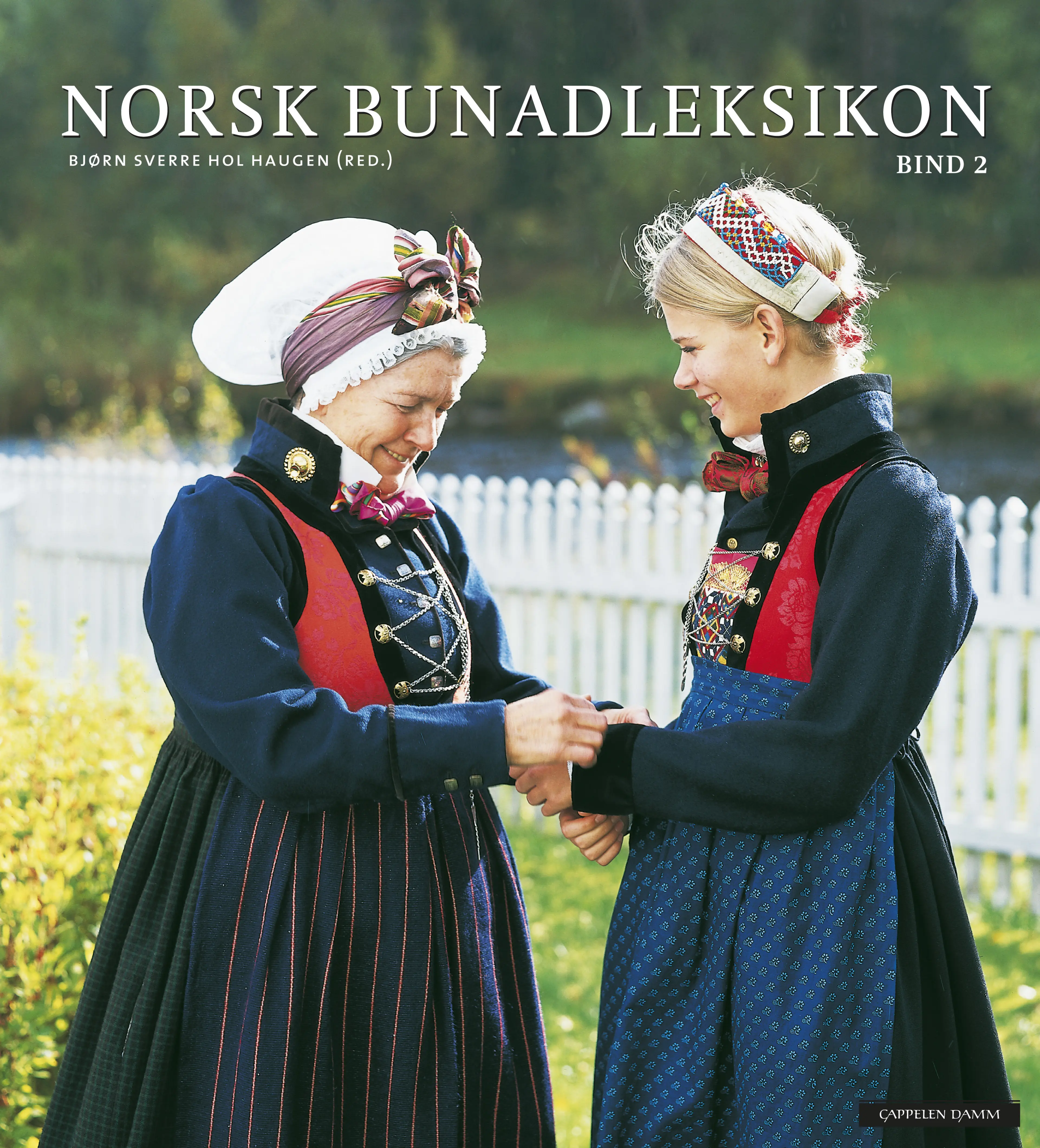 Omslag Norsk bunadleksikon II av Bjørn Sverre Hol Haugen (Innbundet)