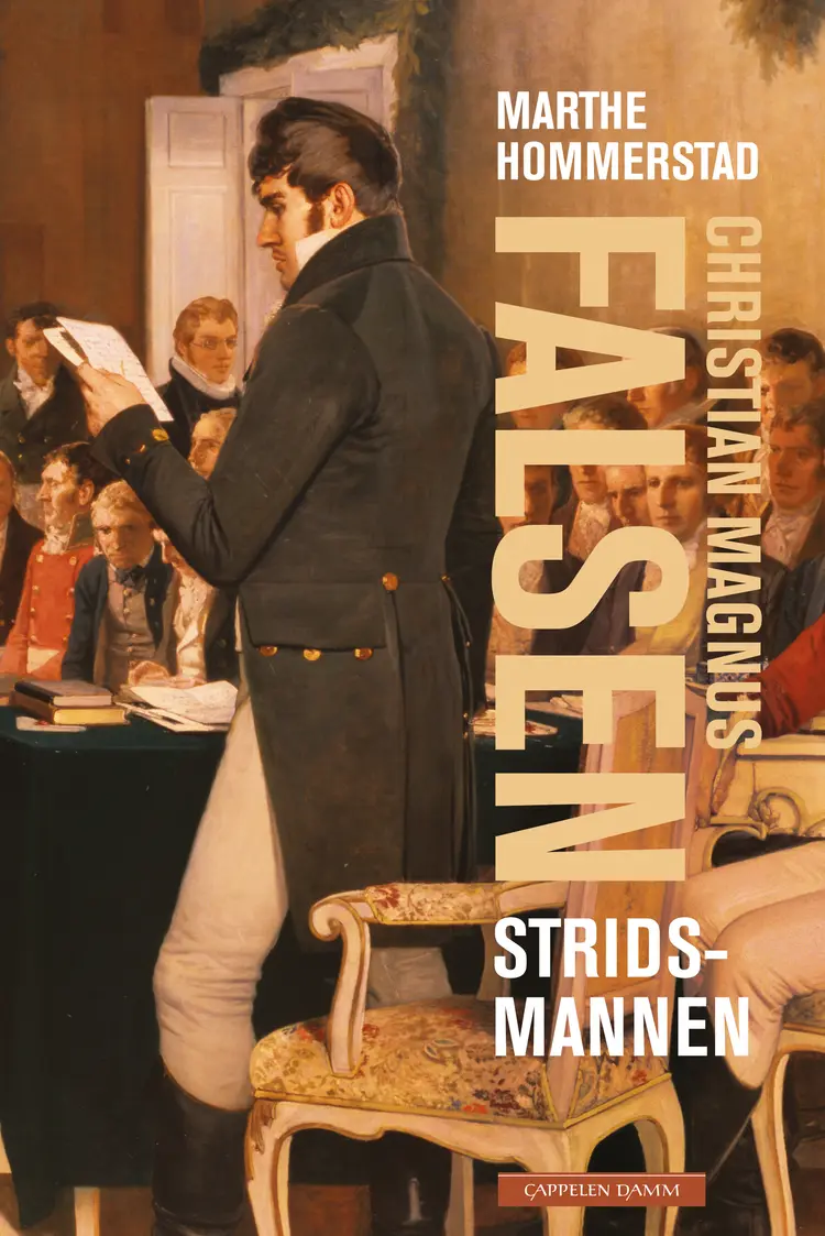 Omslag Christian Magnus Falsen av Marthe Hommerstad (Innbundet)
