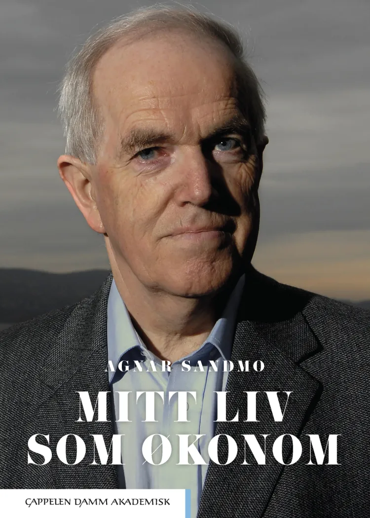 Omslag Mitt liv som økonom av Agnar Sandmo (Innbundet)