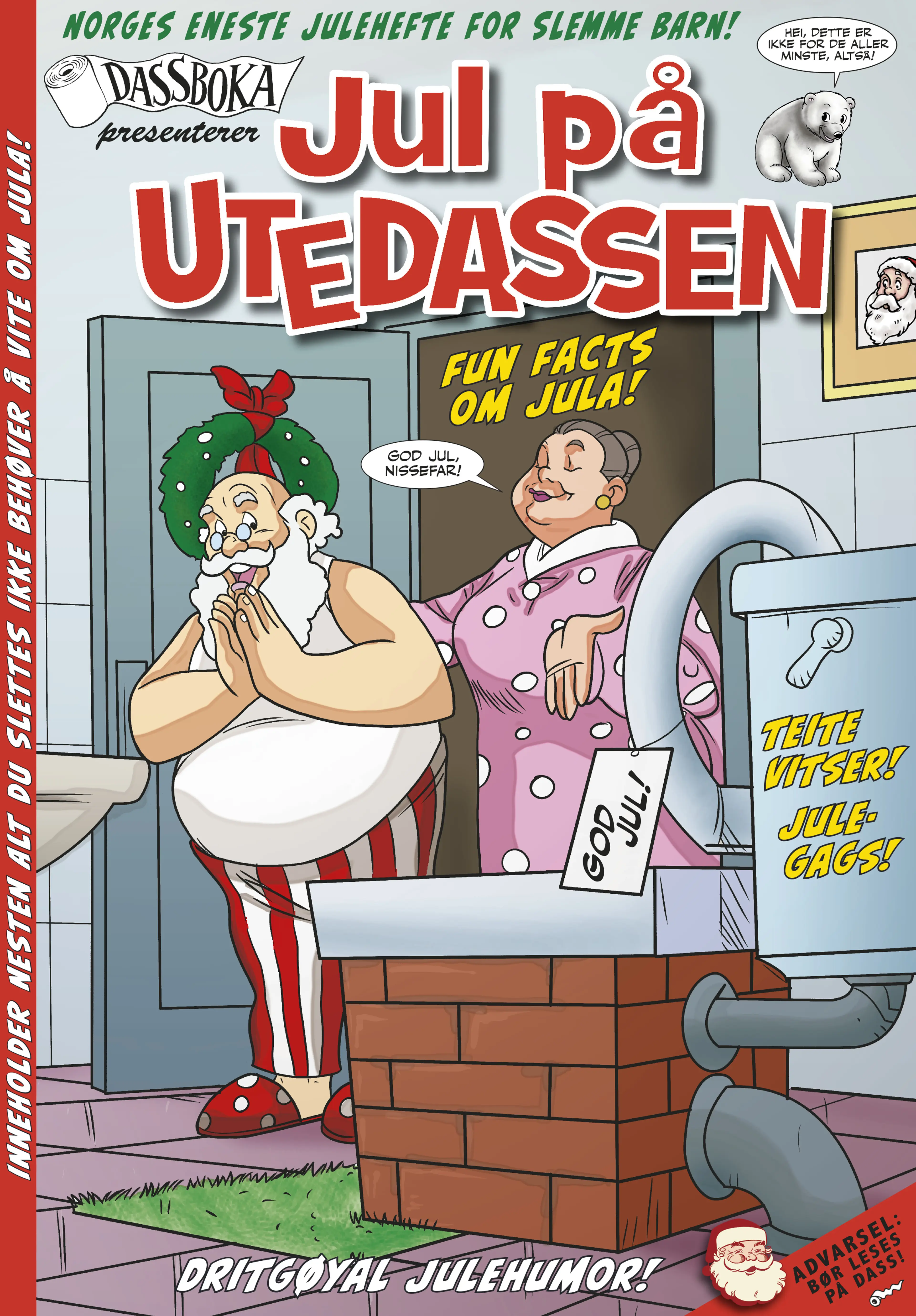 Omslag Julehefte/Dassboka 4 av Dag Kolstad (Heftet)
