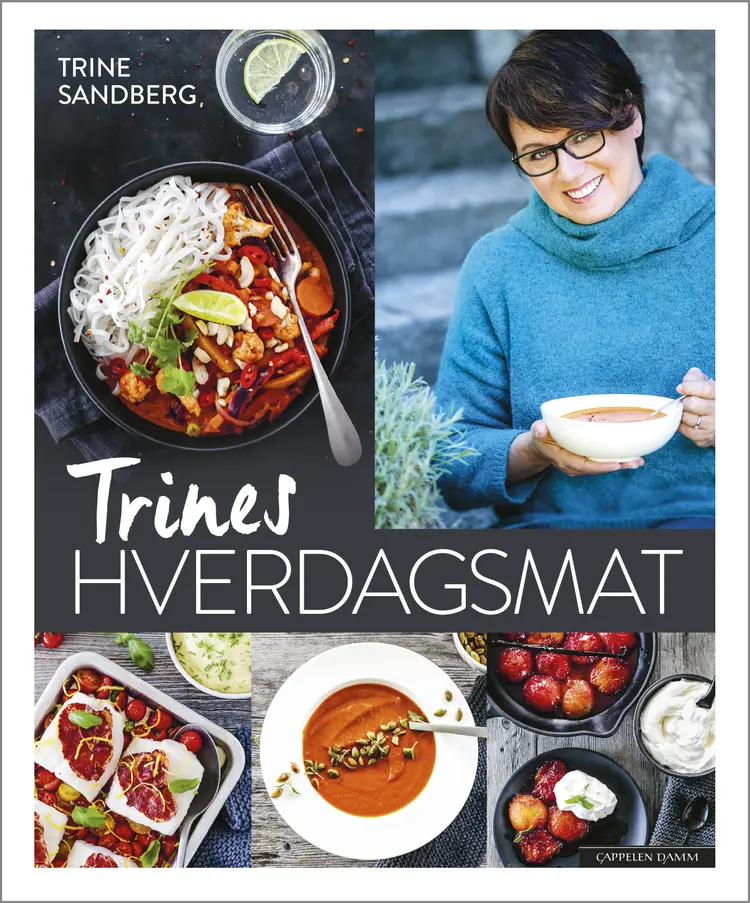 Omslag Trines hverdagsmat av Trine Sandberg (Innbundet)
