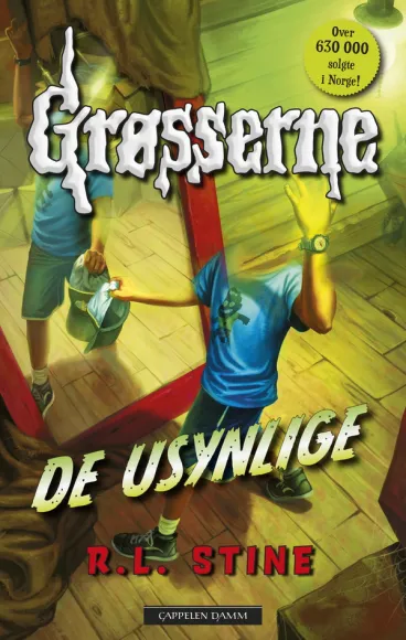 Omslag Grøsserne – De usynlige av R.L. Stine (Innbundet)