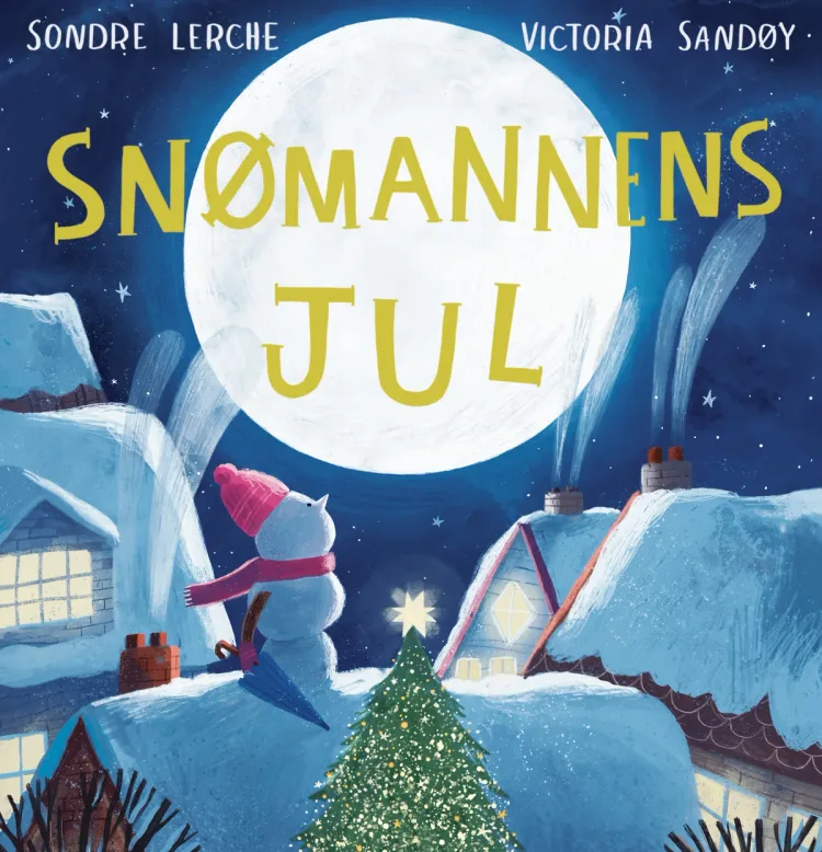 Omslag Snømannens jul av Sondre Lerche (Lydbok)