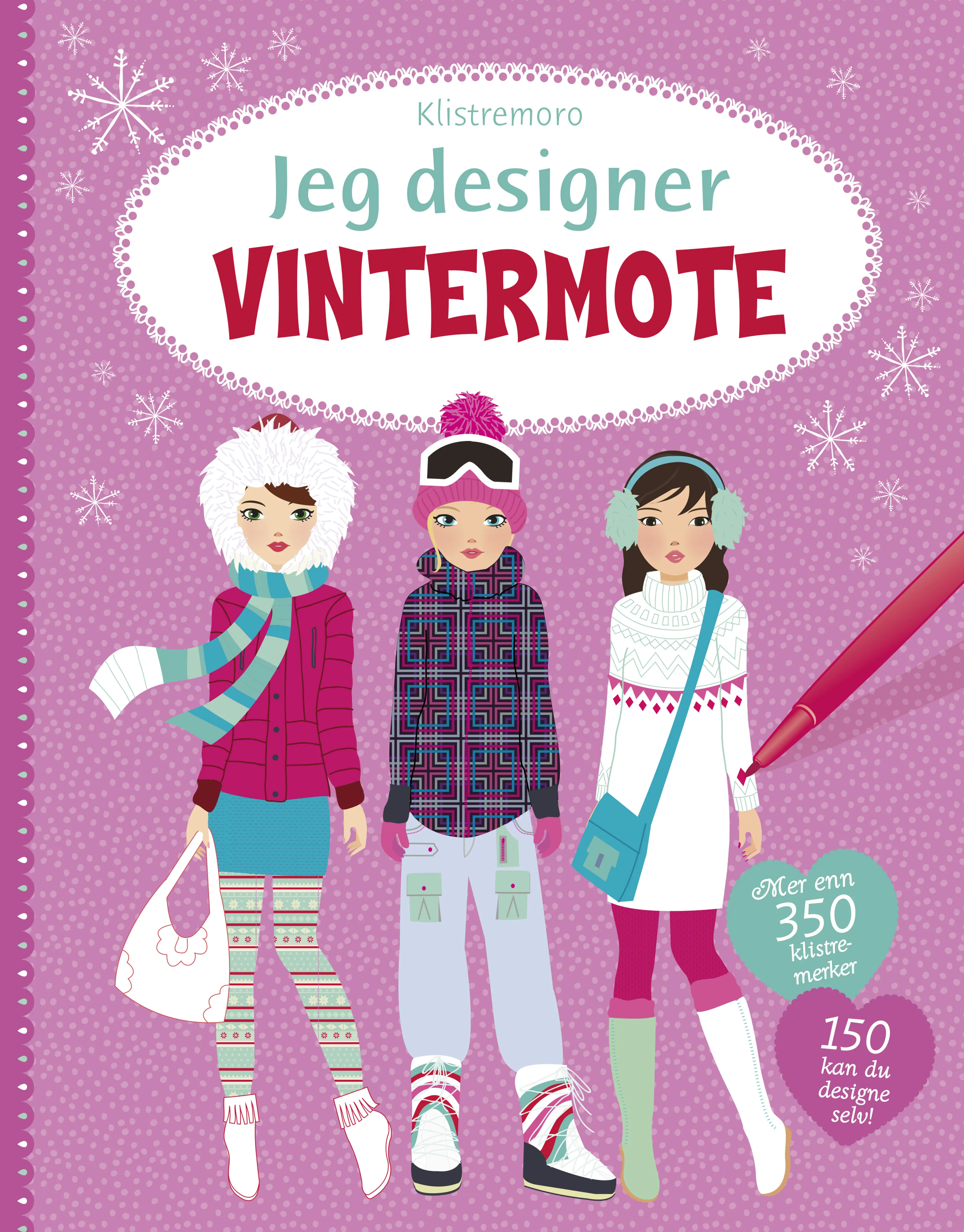 Omslag Jeg designer vintermote (Heftet)