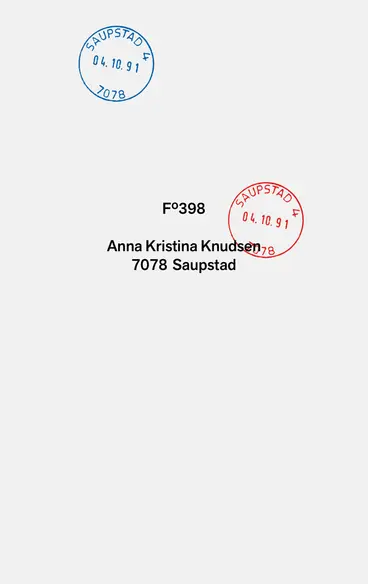 Omslag 7078 Saupstad av Anna K. Knudsen (Innbundet)