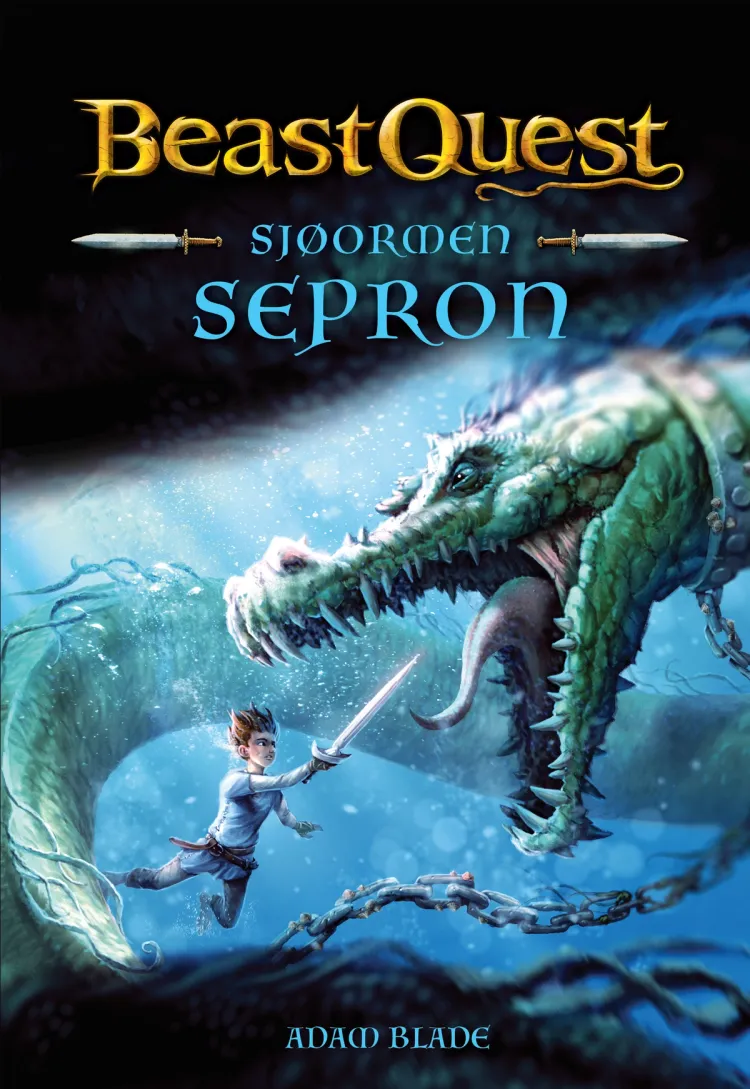 Omslag Beast Quest 2 Sjøormen Sepron av Adam Blade (Innbundet)