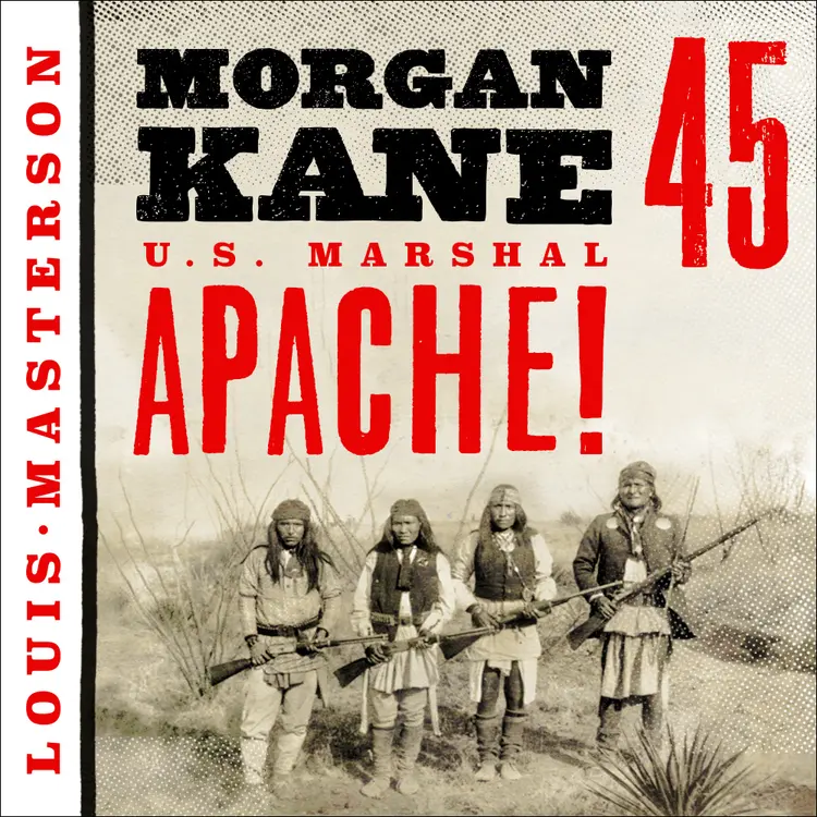 Omslag Apache! av Louis Masterson (Lydbok)