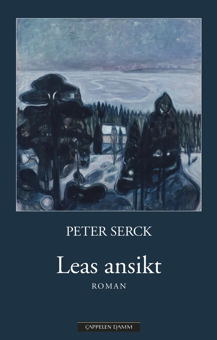 Omslag Leas ansikt av Peter Serck (Innbundet)