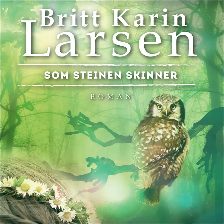 Omslag Som steinen skinner av Britt Karin Larsen (Lydbok)