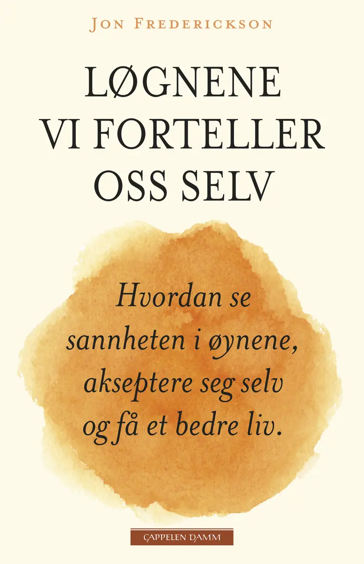 Omslag Løgnene vi forteller oss selv av Jon Frederickson (Ebok)
