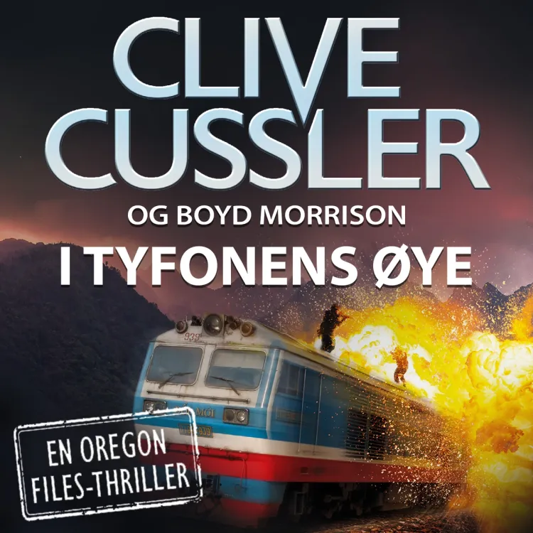 Omslag I tyfonens øye av Clive Cussler (Lydbok)