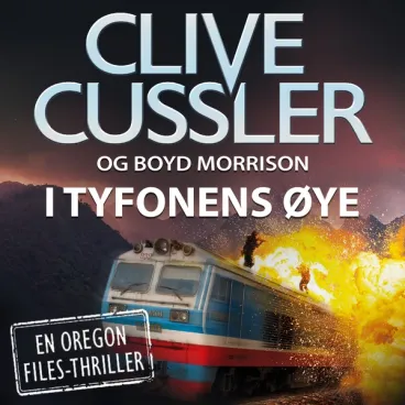 Omslag I tyfonens øye av Clive Cussler (Lydbok)