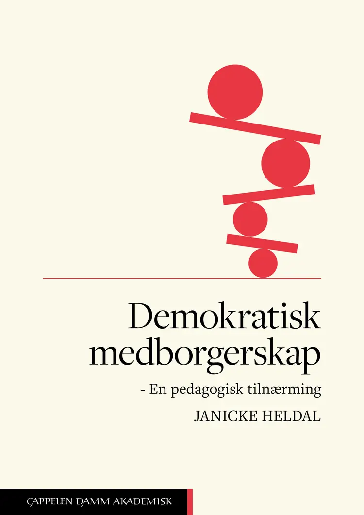 Omslag Demokratisk medborgerskap av Janicke Heldal (Heftet)