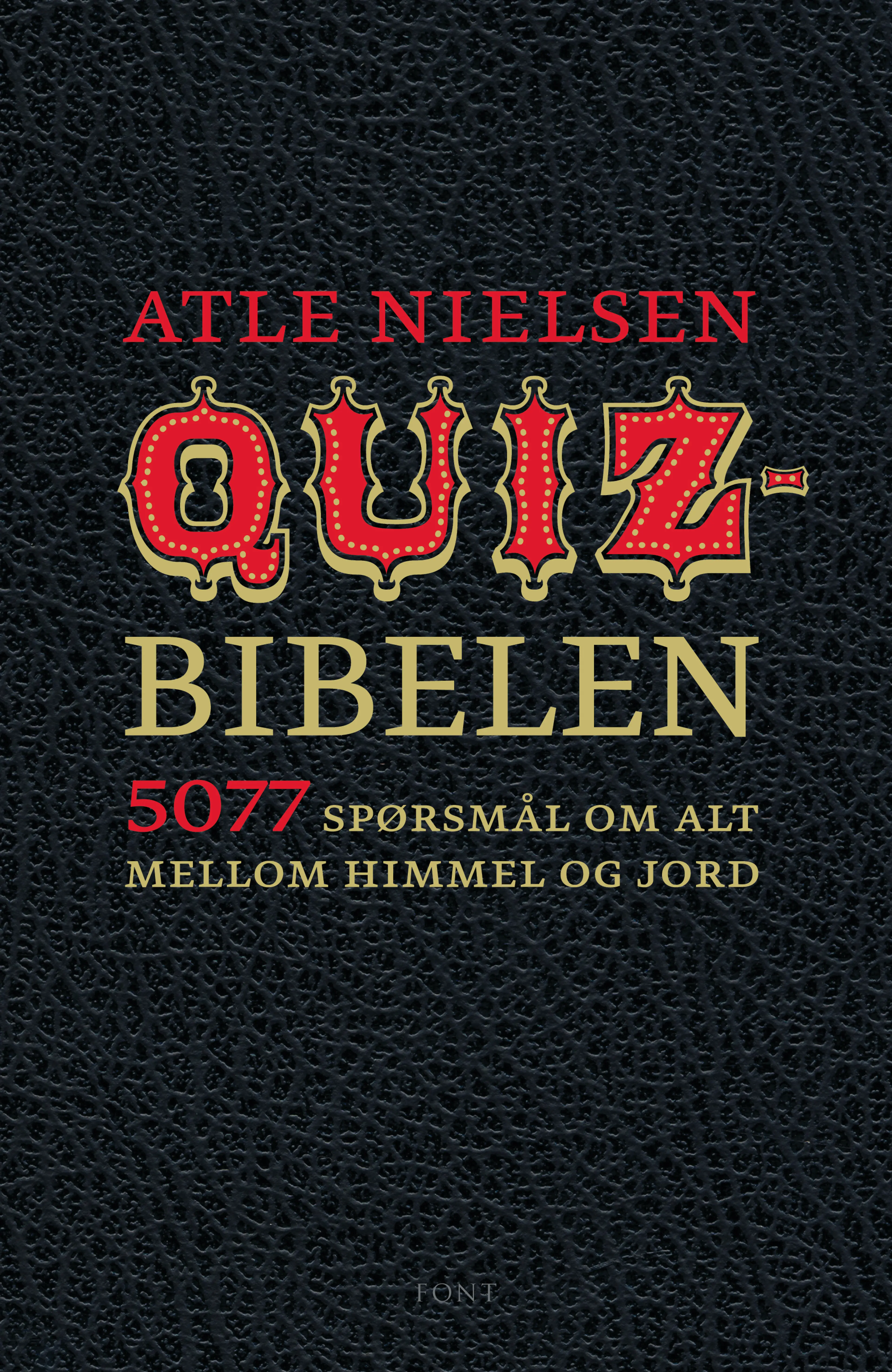 Omslag Quizbibelen av Atle Nielsen (Innbundet)