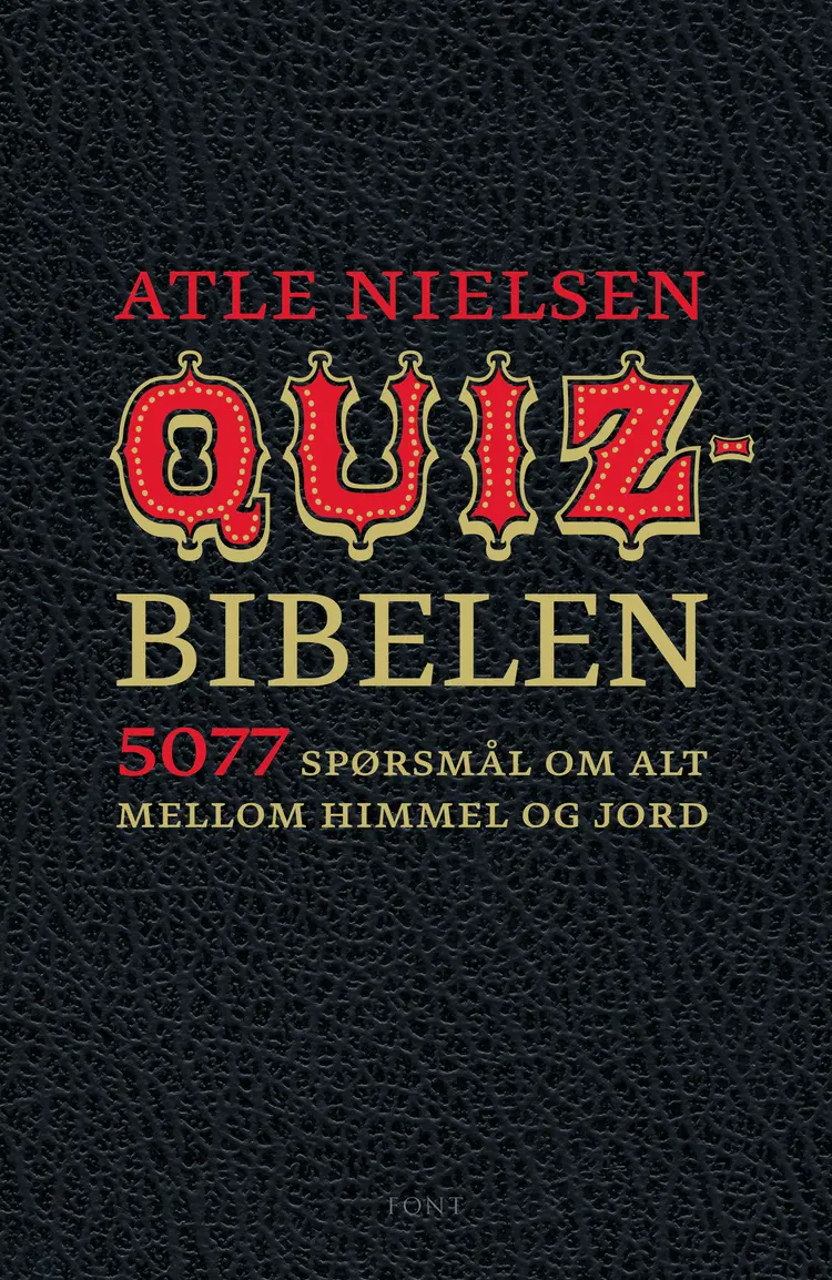 Omslag Quizbibelen av Atle Nielsen (Innbundet)