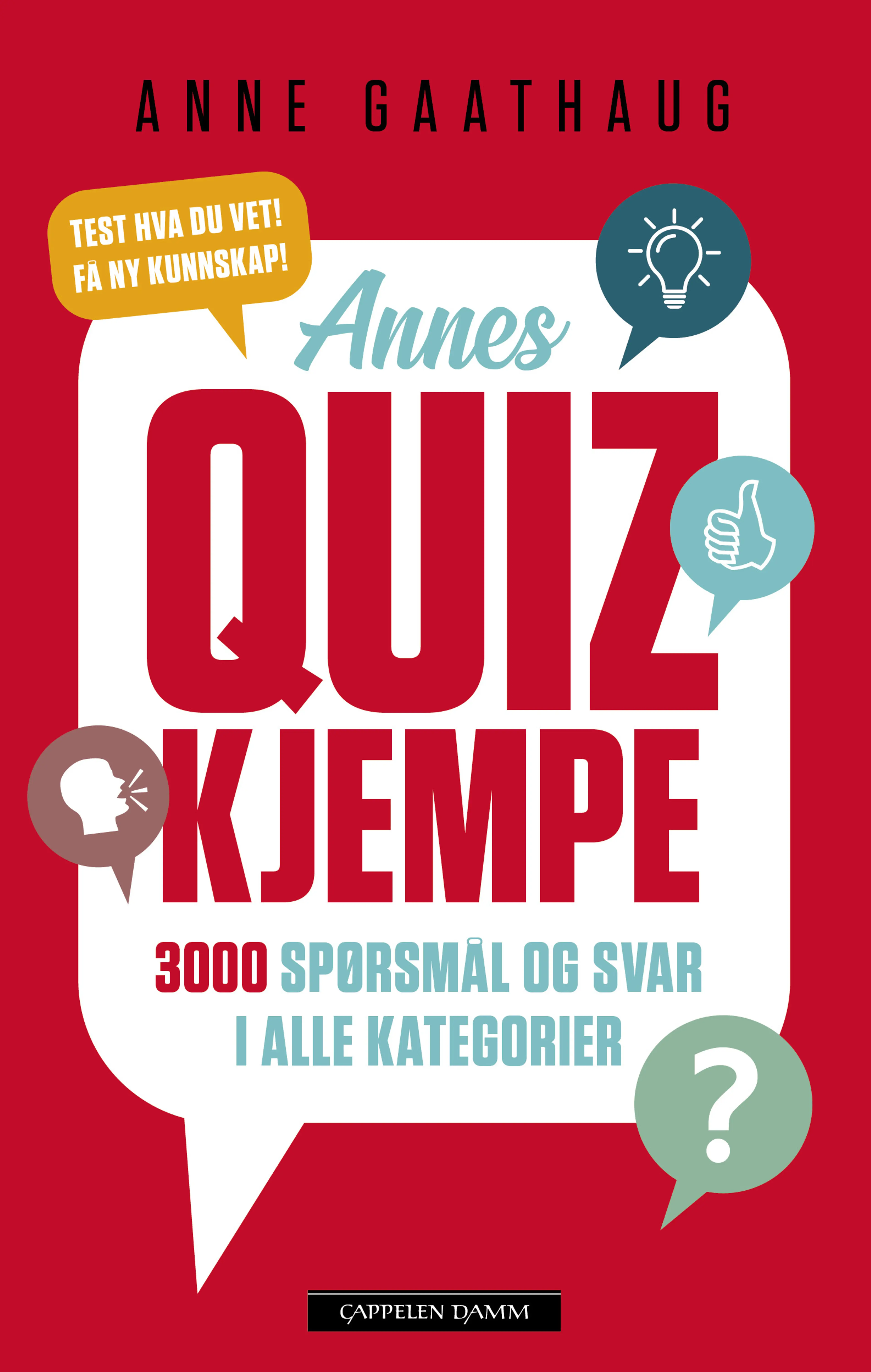 Omslag Annes Quizkjempe av Anne Gaathaug (Ebok)