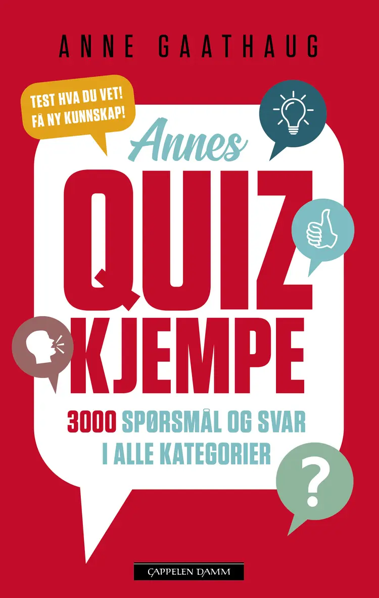 Omslag Annes Quizkjempe av Anne Gaathaug (Ebok)