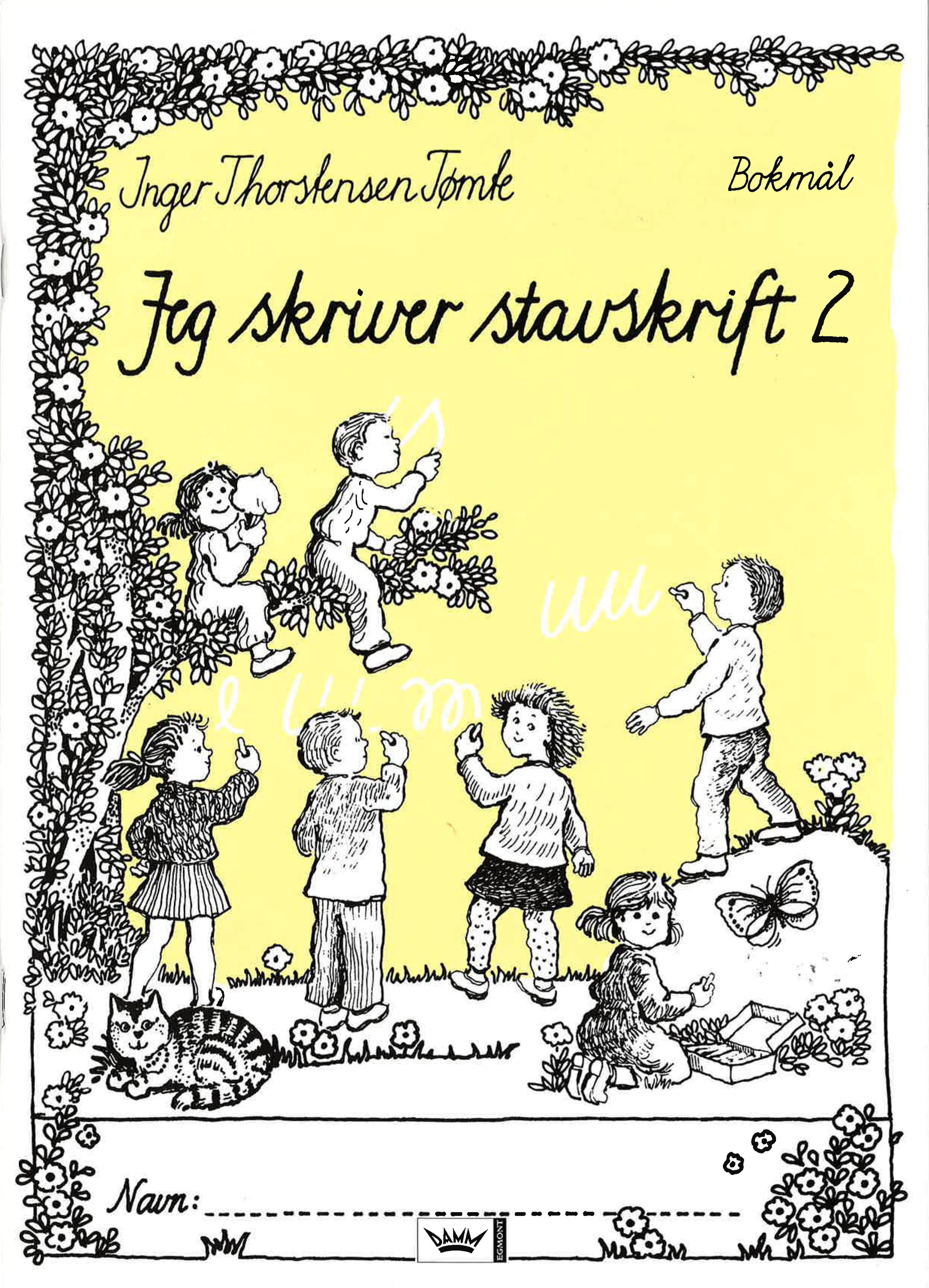 Omslag Jeg skriver stavskrift 2 bokmål av Inger Thorstensen Tømte (Heftet)