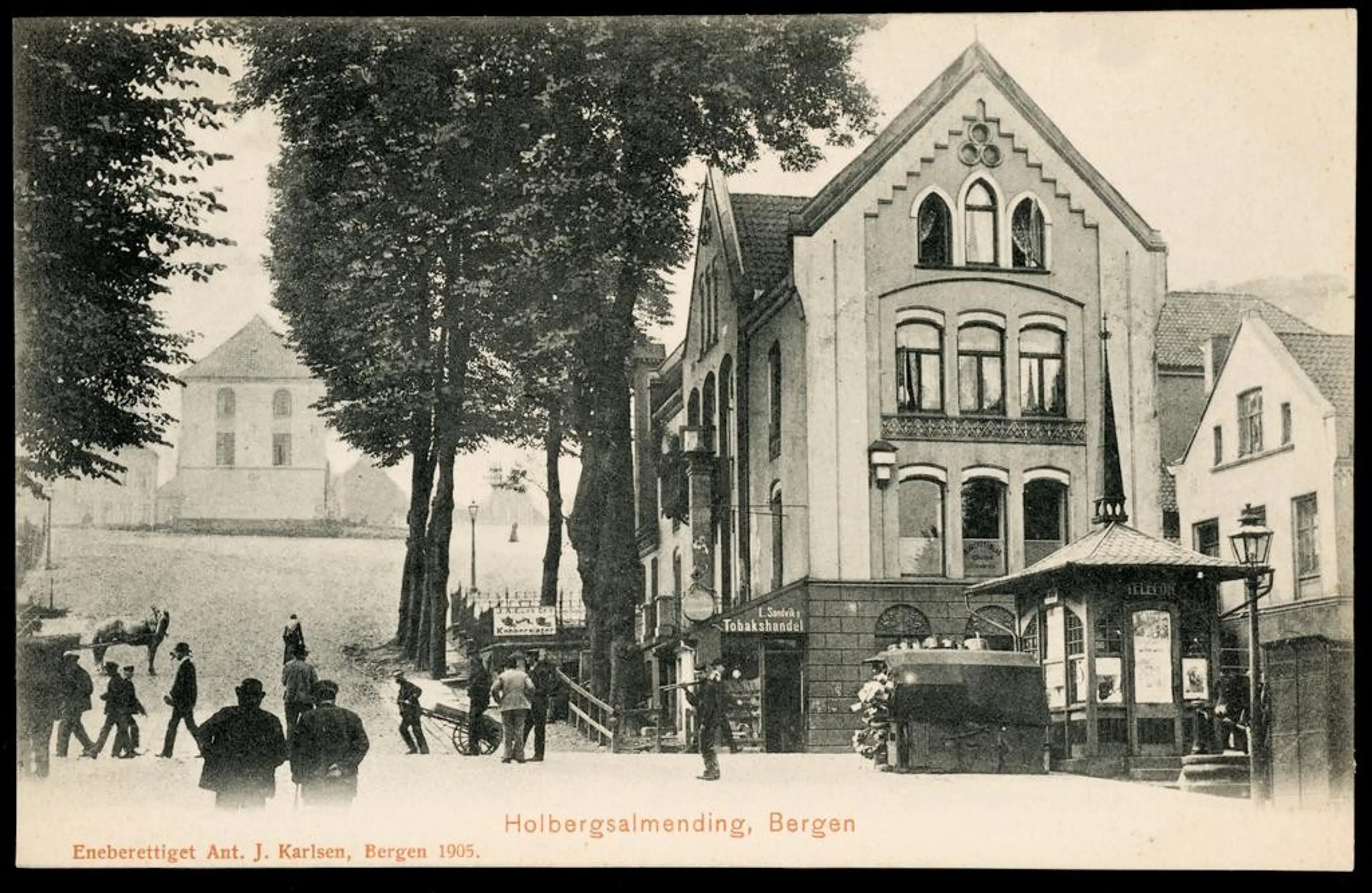 Gammel aviskiosk fra 1894