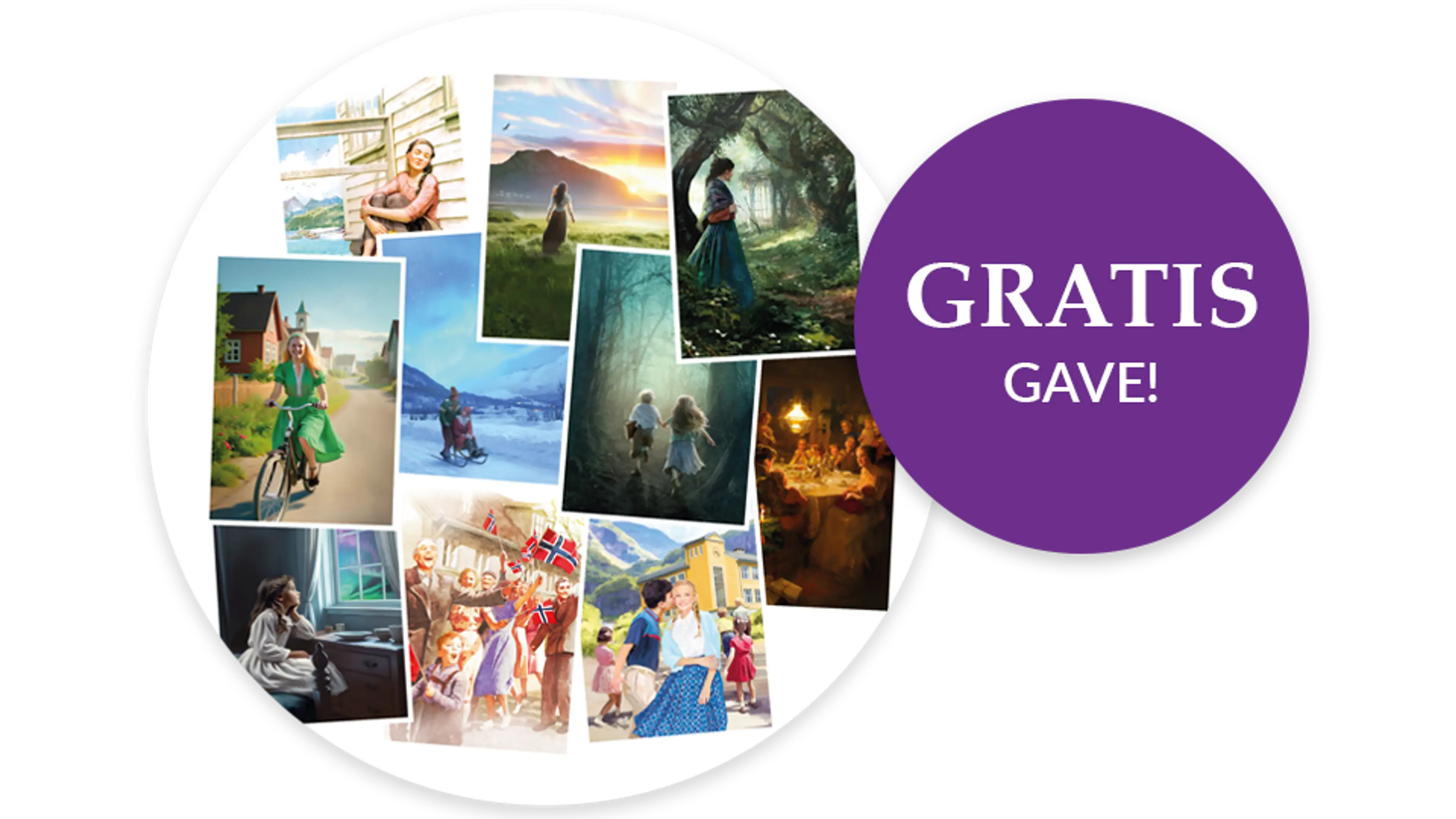 Foto av kortpakke som gratis velkomstgave
