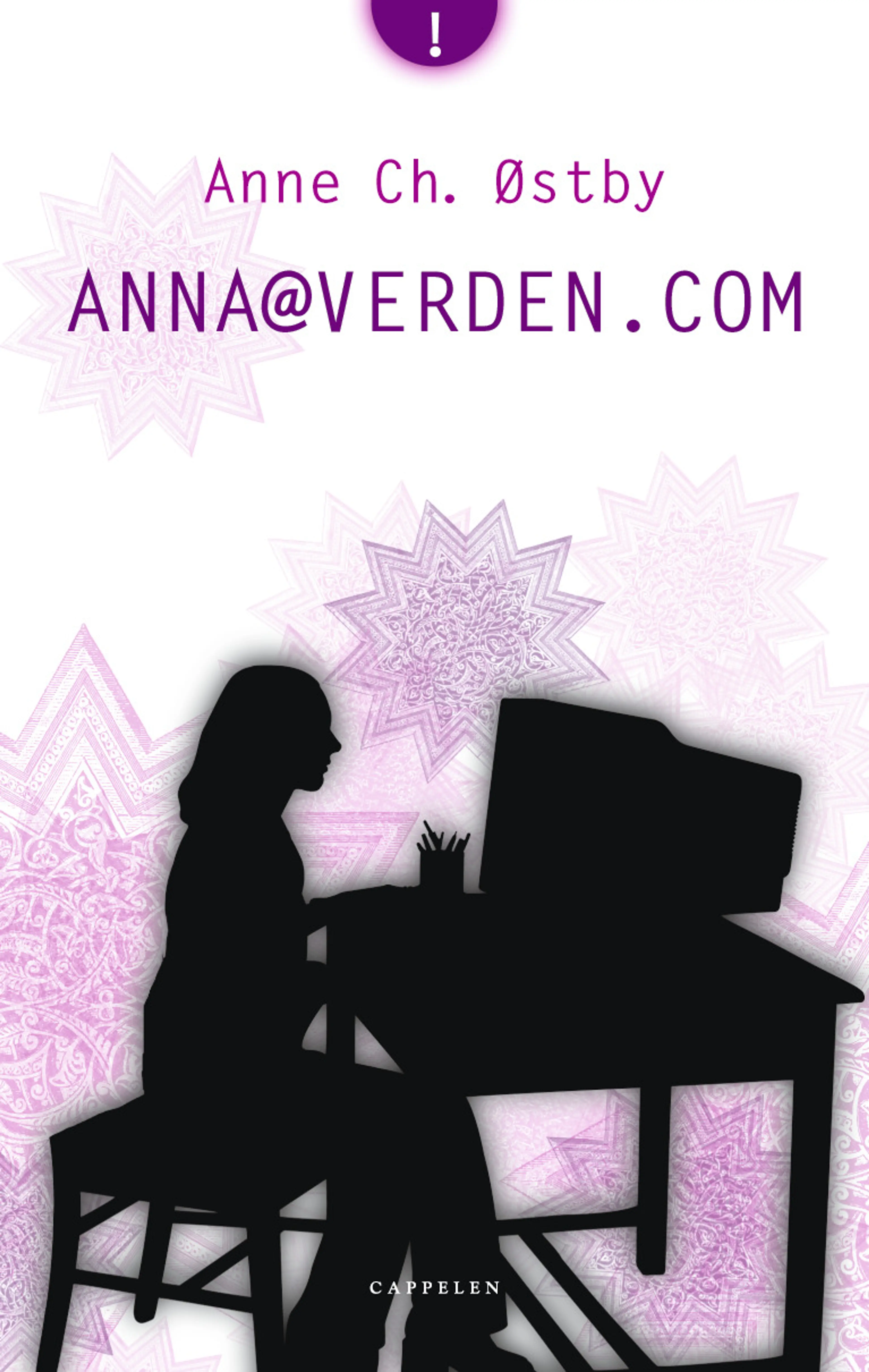 Omslag Anna@verden.com av Anne Christine Østby (Heftet)