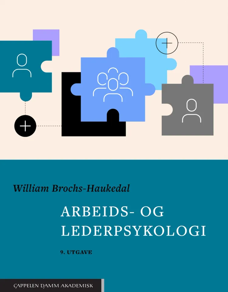 Omslag Arbeids- og lederpsykologi av William Brochs-Haukedal (Heftet)