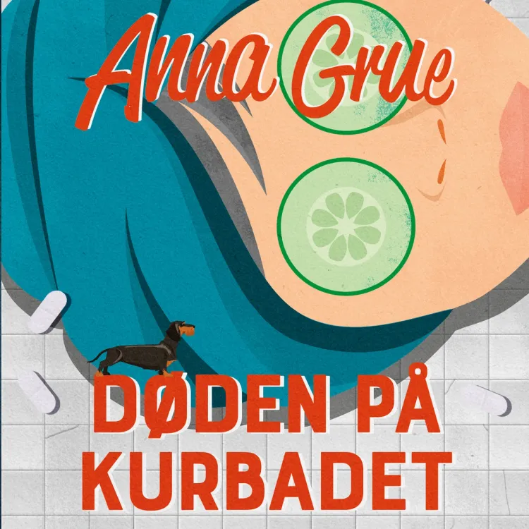 Omslag Døden på kurbadet av Anna Grue (Lydbok)