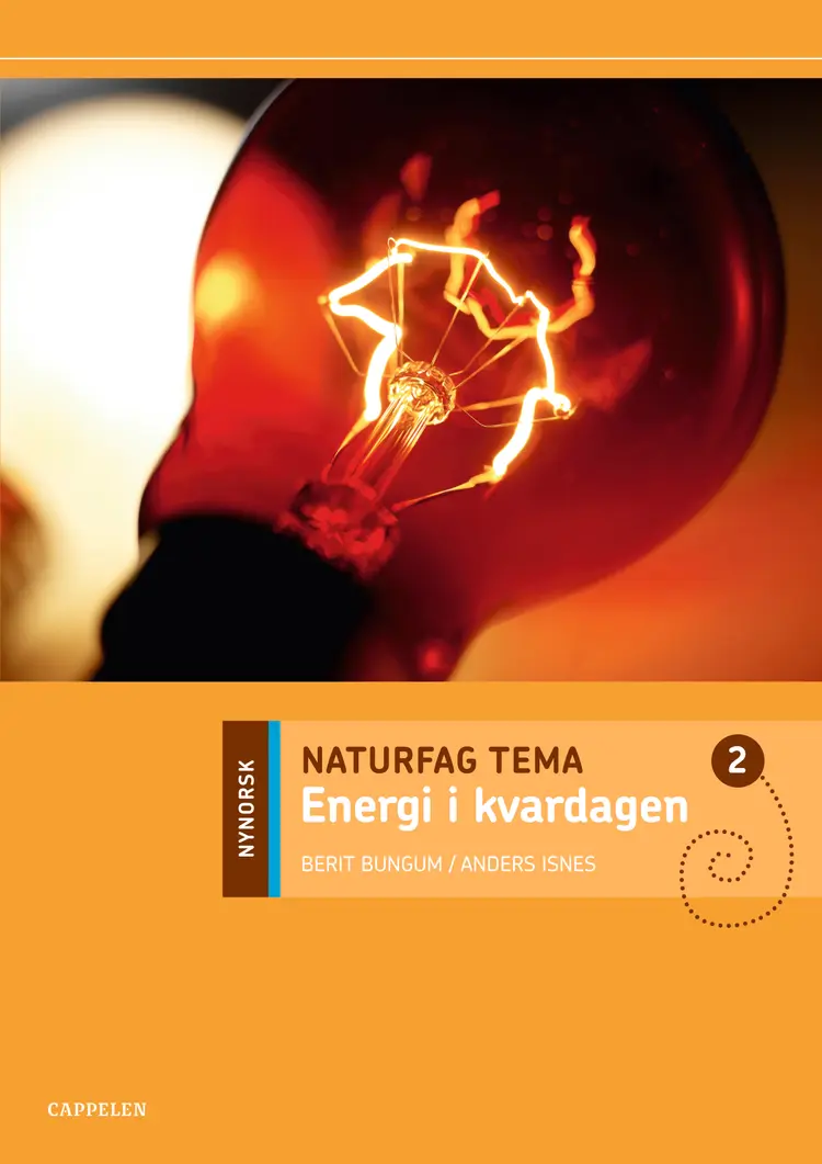 Omslag Naturfag Tema Energi i kvardagen av Berit Bungum og Anders Isnes (Heftet)
