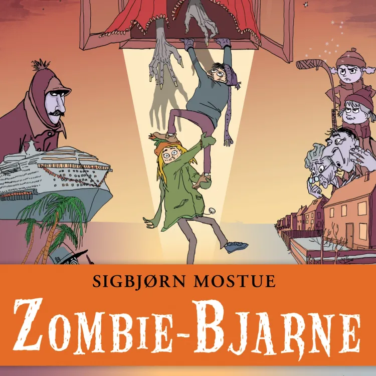 Omslag Zombie-Bjarne av Sigbjørn Mostue (Lydbok)