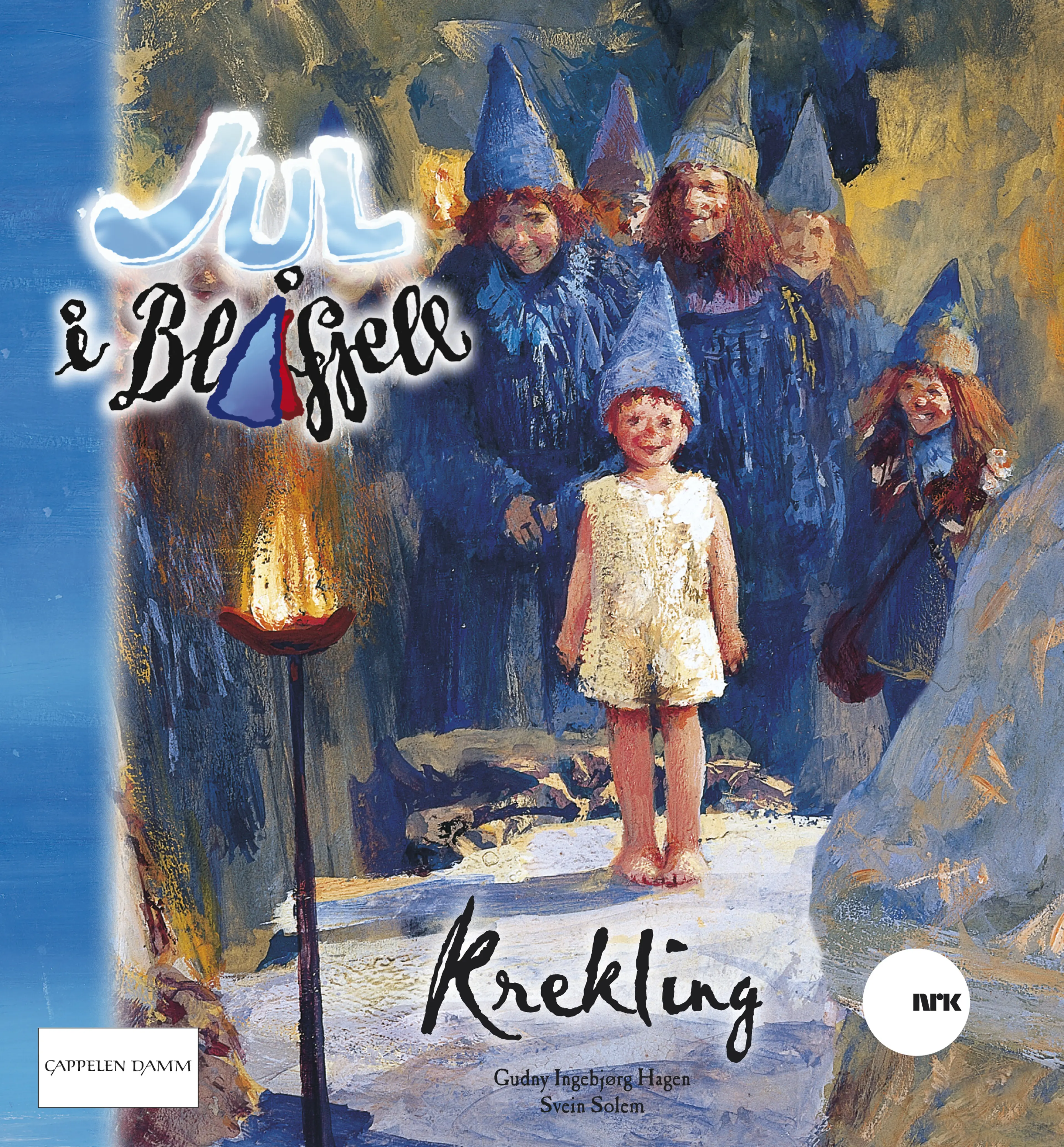 Omslag Jul i Blåfjell - Krekling (Pappbok) av Gudny Ingebjørg Hagen (Innbundet)